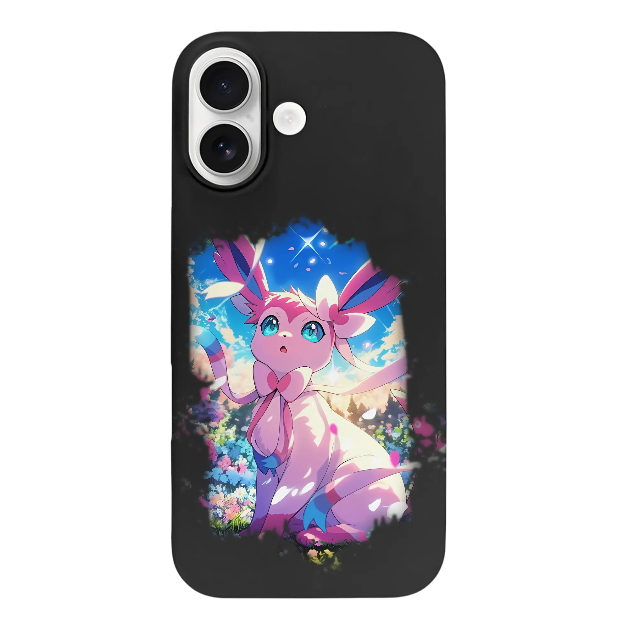 ポケモン グッズ,ニンフィア - iPhone 17 シリーズ シリコンケース 薄型 耐衝撃 指紋防止 ソフトタッチカバー 精密フィット 傷防止 保護ケース iPhone 17/17 Air/17 Pro/17 Pro Max 対応